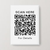  QR Rectangle Button voor elk doel (Voorkant)
