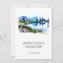 *~* QR RSVP Florence Italy Firenze AP19 Wedding  Kaart