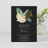 *~* QR RSVP Oerwoud Tropische luipaard AR21 WEDDIN Kaart (Staand voorkant)