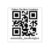 qr rubberstempel (Afrduk)