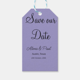 QR Save Our Date voeg fotonaam datum zwart wit toe Cadeaulabel