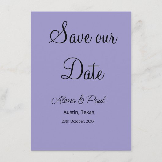 QR Save Our Date voeg fotonaam datum zwart wit toe Informatiekaartje (Voorkant)