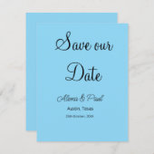 QR Save Our Date voeg fotonaam datum zwart wit toe Save The Date (Voorkant / Achterkant)