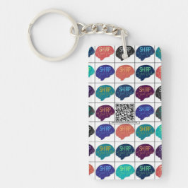 QR-sleutelhanger Sleutelhanger