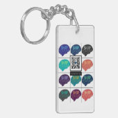 QR-Sleutelhanger Sleutelhanger (Voorkant Links)