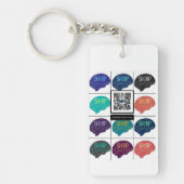 QR-Sleutelhanger Sleutelhanger (Voorkant)