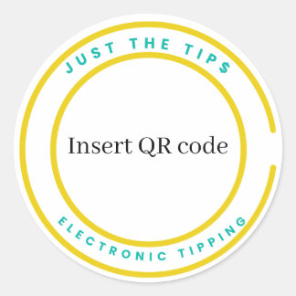 QR-Stickers Ronde Sticker