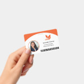 QR-streepjescode Personeelsfoto ID Badge (Handheld)