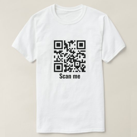 QR T-Shirt-ontwerp T-shirt (Design voorkant)