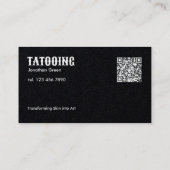 QR Tattoo Studio Visitekaartje (Achterkant)