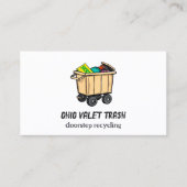 QR Trash Valet Visitekaartje (Voorkant)