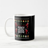 QR Trump Dance Code President Dance Code Kerst Koffiemok (Links)