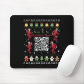 QR Trump Dance Code President Dance Code Kerst Muismat (Met muis)