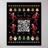 QR Trump Dance Code President Dance Code Kerst Poster (Voorkant)