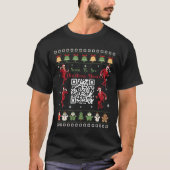 QR Trump Dance Code President Dance Code Kerst T-shirt (Voorkant)
