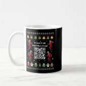 QR Trump Dance Code President Scan voor instructie Koffiemok (Links)