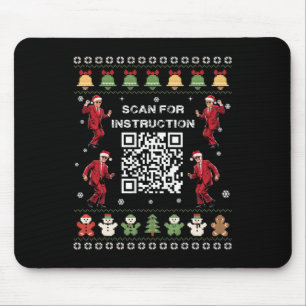 QR Trump Dance Code President Scan voor instructie Muismat
