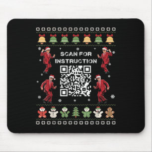 QR Trump Dance Code President Scan voor instructie Muismat
