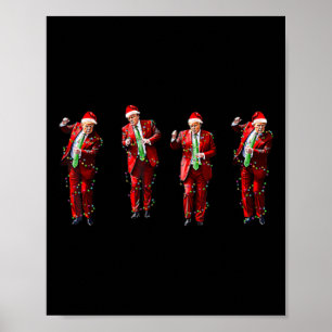 QR Trump Dance Code President Scan voor instructie Poster