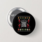 QR Trump Dance Code President Scan voor instructie Ronde Button 5,7 Cm (Voorkant /achterkant)