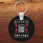 QR Trump Dance Code President Scan voor instructie Sleutelhanger (Voorkant)