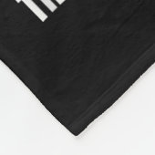 QR Trump Dancing Code Merch Uni-adult, zwart, Fleece Deken (Hoek)