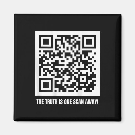 QR Trump Dancing Code Merch Uni-adult, zwart, Magneet (Voorkant)