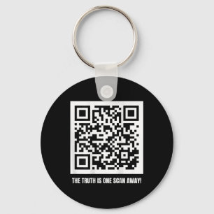 QR Trump Dancing Code Merch Uni-adult, zwart, Sleutelhanger