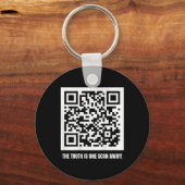 QR Trump Dancing Code Merch Uni-adult, zwart, Sleutelhanger (Voorkant)