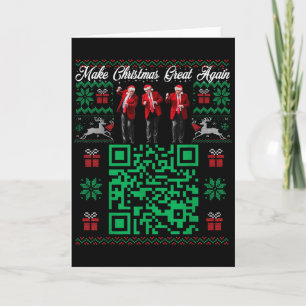 Qr Trump Dans Code Kerstman Trump Maak Kerstmis Gr Kaart