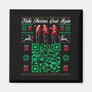 Qr Trump Dans Code Kerstman Trump Maak Kerstmis Gr Magneet