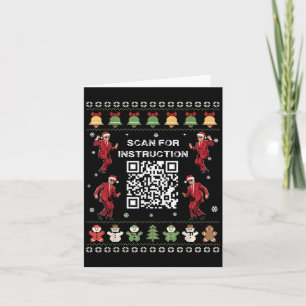 Qr Trump Dans Code President Scan Voor Instructie Kaart
