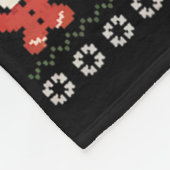 Qr Trump Danscode President Danscode Kerstmis Fleece Deken (Hoek)