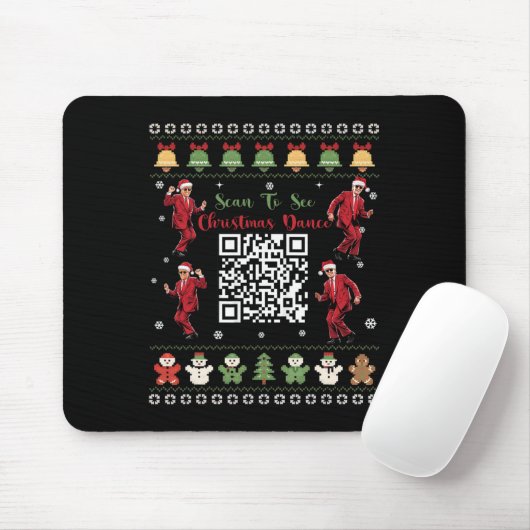 Qr Trump Danscode President Danscode Kerstmis Muismat (Met muis)