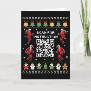 Qr Trump Danscode President Scan Voor Instructie Kaart