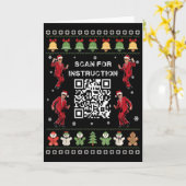Qr Trump Danscode President Scan Voor Instructie Kaart (Gele Bloem)