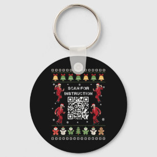 Qr Trump Danscode President Scan Voor Instructie Sleutelhanger
