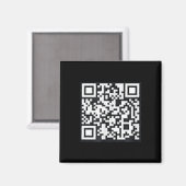 QR Trump President Trump Dance Code Funny Uni Magneet (Voorkant / Achterkant)
