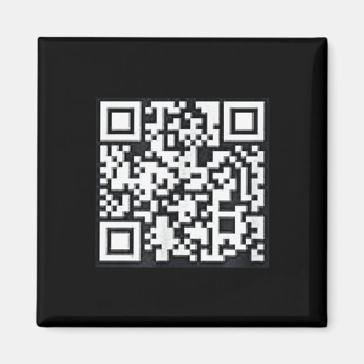 QR Trump President Trump Dance Code Funny Uni Magneet (Voorkant)
