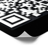 QR Trump President Trump Dance Code Funny Uni Poster (Hoek)