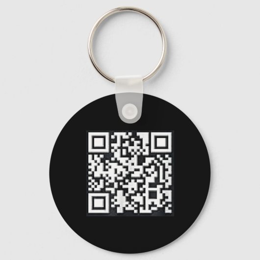 QR Trump President Trump Dance Code Funny Uni Sleutelhanger (Voorkant)