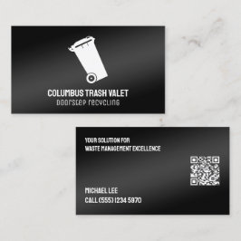 🔳 QR Valet Trash Visitekaartje