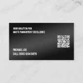 🔳 QR Valet Trash Visitekaartje (Achterkant)