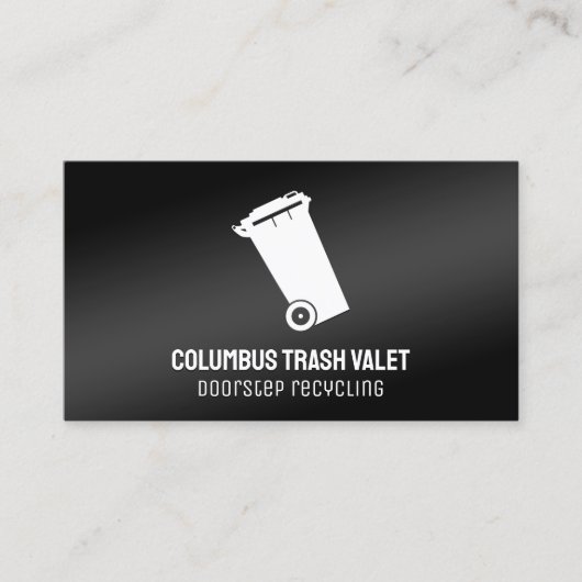 🔳 QR Valet Trash Visitekaartje (Voorkant)