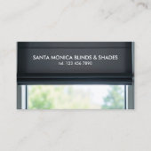 QR-vensterzonwering Visitekaartje (Voorkant)