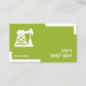 QR-Visitekaartje aardolie-industrie Visitekaartje (Voorkant)