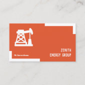 QR-Visitekaartje aardolie-industrie Visitekaartje (Voorkant)