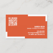 QR-Visitekaartje aardolie-industrie Visitekaartje (Achterkant)
