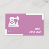 QR-Visitekaartje voor aardolie en aardgas Visitekaartje (Voorkant)