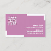 QR-Visitekaartje voor aardolie en aardgas Visitekaartje (Achterkant)